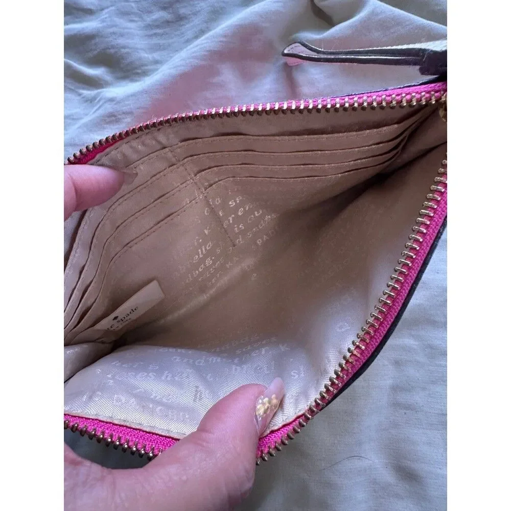 Kate Spade New York Sable York Avenue PWRU3777 Pouch Wristlet Clutch Wallet